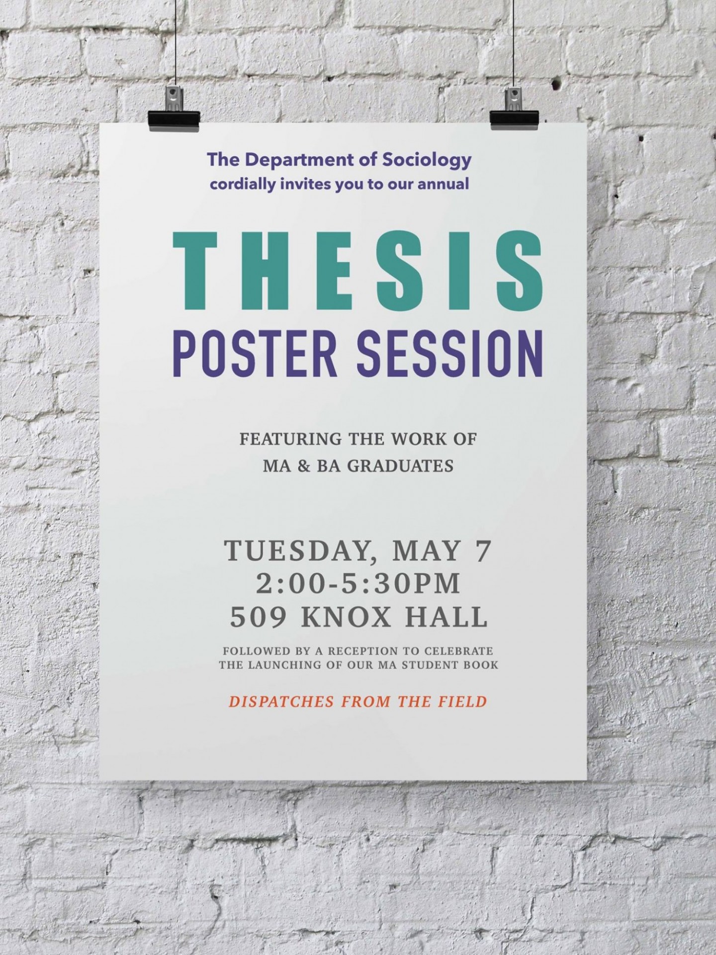 Thesis Poster Session