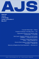 American Journal of Sociology
