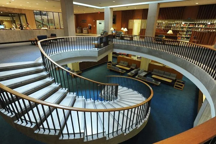 Lehman Library staircase